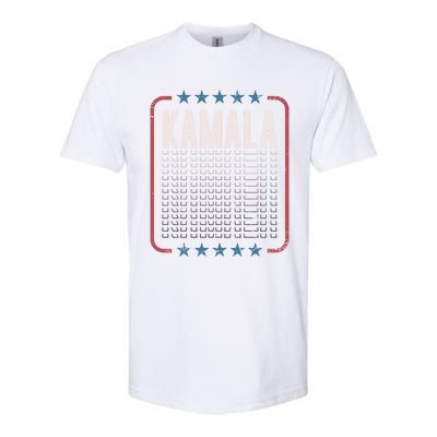 Kamala Harris 2024 President American Flag Vote Kamala Softstyle CVC T-Shirt