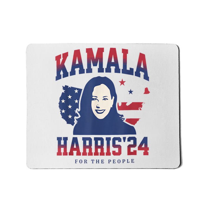 Kamala Harris 24 For The People Kalama Harris For President Mousepad