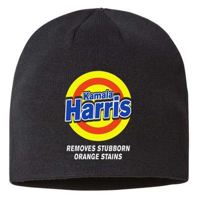 Kamala Harris 2024 Removes Stubborn Orange Stains Humorous Sustainable Beanie