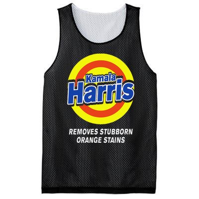 Kamala Harris 2024 Removes Stubborn Orange Stains Humorous Mesh Reversible Basketball Jersey Tank