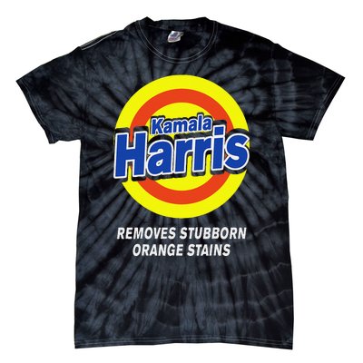 Kamala Harris 2024 Removes Stubborn Orange Stains Humorous Tie-Dye T-Shirt