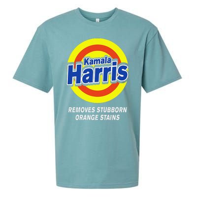 Kamala Harris 2024 Removes Stubborn Orange Stains Humorous Sueded Cloud Jersey T-Shirt