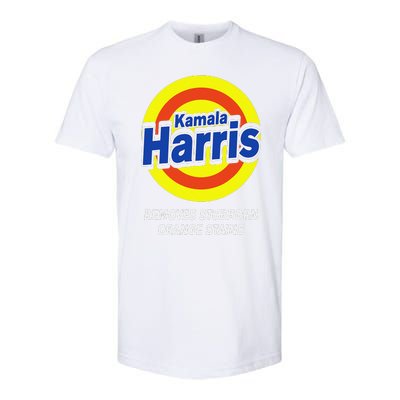 Kamala Harris 2024 Removes Stubborn Orange Stains Humorous Softstyle CVC T-Shirt