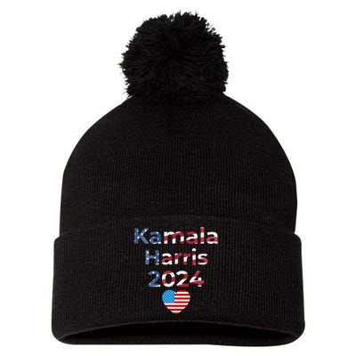 Kamala Harris 2024 Pom Pom 12in Knit Beanie