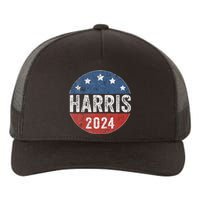 Kamala Harris 2024 For President Campaign Us Flag Yupoong Adult 5-Panel Trucker Hat