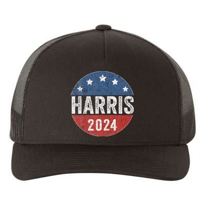 Kamala Harris 2024 For President Campaign Us Flag Yupoong Adult 5-Panel Trucker Hat