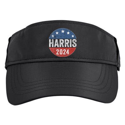 Kamala Harris 2024 For President Campaign Us Flag Adult Drive Performance Visor