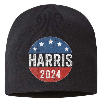 Kamala Harris 2024 For President Campaign Us Flag Sustainable Beanie