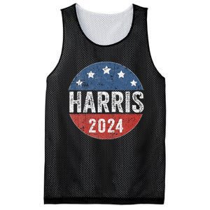 Kamala Harris 2024 For President Campaign Us Flag Mesh Reversible Basketball Jersey Tank