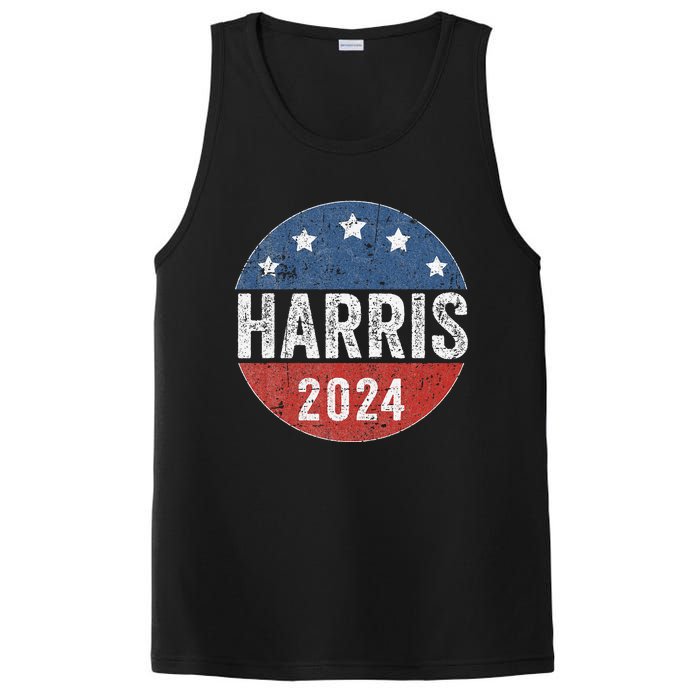 Kamala Harris 2024 For President Campaign Us Flag PosiCharge Competitor Tank