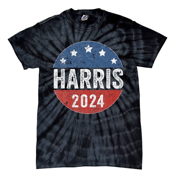 Kamala Harris 2024 For President Campaign Us Flag Tie-Dye T-Shirt