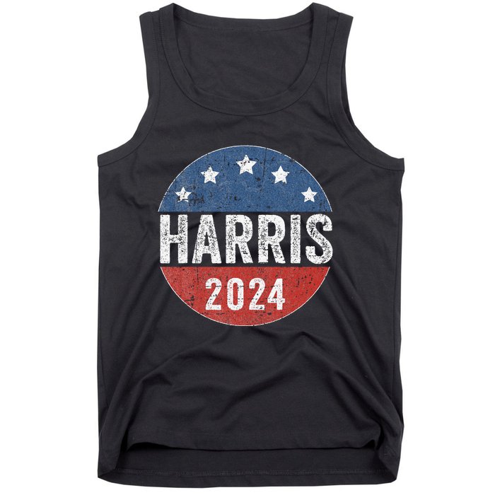 Kamala Harris 2024 For President Campaign Us Flag Tank Top