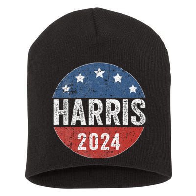 Kamala Harris 2024 For President Campaign Us Flag Short Acrylic Beanie