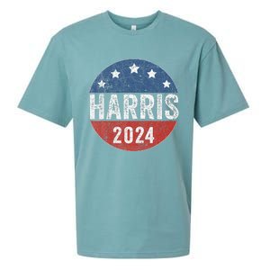 Kamala Harris 2024 For President Campaign Us Flag Sueded Cloud Jersey T-Shirt