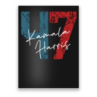 Kamala Harris 2024 47th President Save Democracy Us Flag Poster