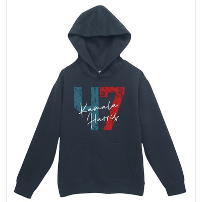 Kamala Harris 2024 47th President Save Democracy Us Flag Urban Pullover Hoodie