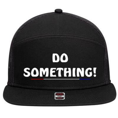 Kamala Harris 2024 Election Michelle Obama Do Something 7 Panel Mesh Trucker Snapback Hat