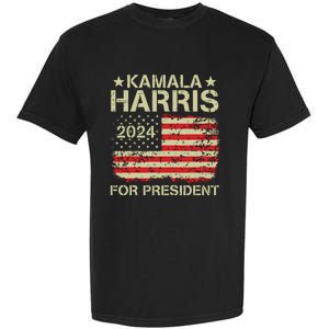 Kamala Harris 2024 For President Garment-Dyed Heavyweight T-Shirt