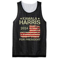 Kamala Harris 2024 For President Mesh Reversible Basketball Jersey Tank