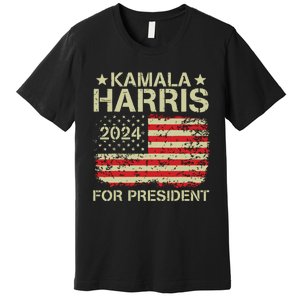 Kamala Harris 2024 For President Premium T-Shirt