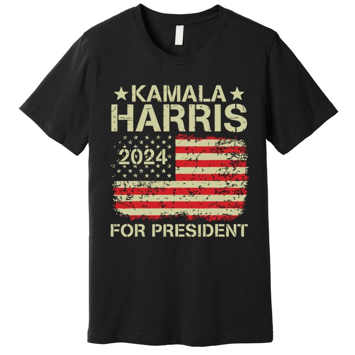 Kamala Harris 2024 For President Premium T-Shirt