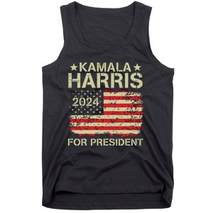 Kamala Harris 2024 For President Tank Top