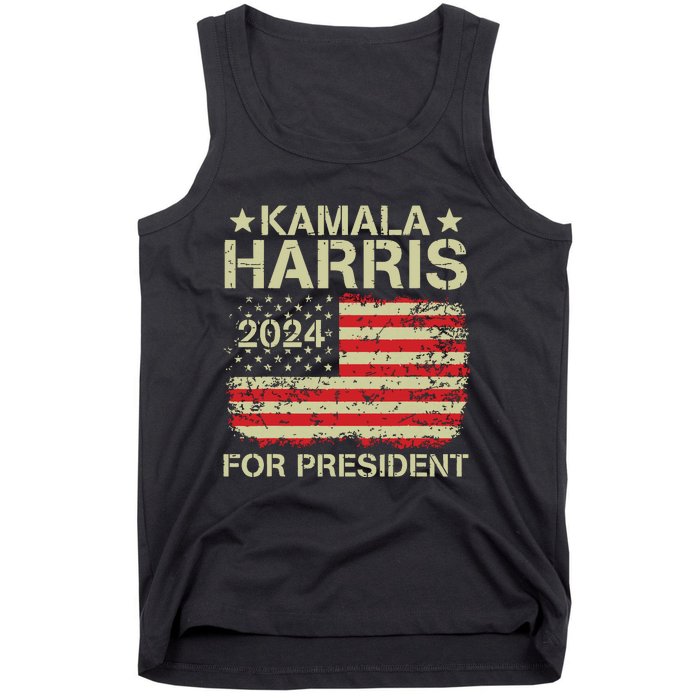 Kamala Harris 2024 For President Tank Top