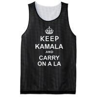 Kamala Harris 2024 Keep Kamala And Carry On A La Gift Mesh Reversible Basketball Jersey Tank