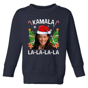 Kamala Harris 2024 Christmas Comma La Women Xmas Toddler Sweatshirt