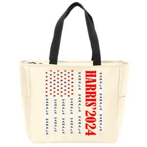 Kamala Harris 2024 For President Election Campaign Zip Tote Bag