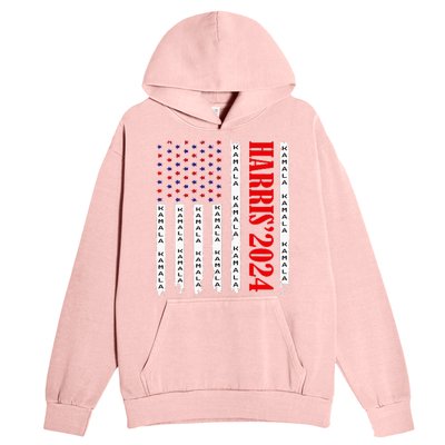 Kamala Harris 2024 For President Election Campaign Urban Pullover Hoodie