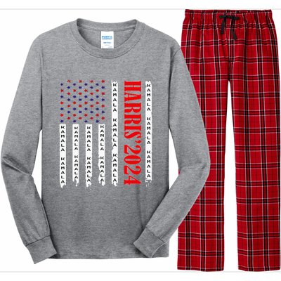 Kamala Harris 2024 For President Election Campaign Long Sleeve Pajama Set