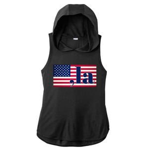 Kamala Harris 2024 President Ladies PosiCharge Tri-Blend Wicking Draft Hoodie Tank