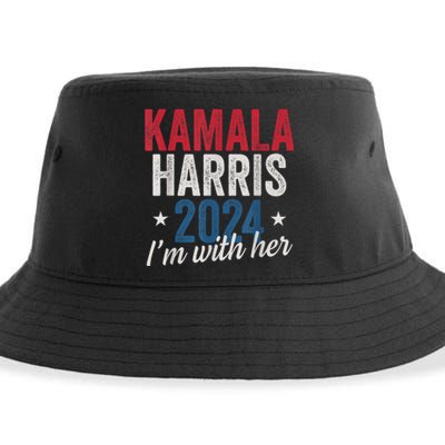 Kamala Harris 2024 Support Im With Her Sustainable Bucket Hat