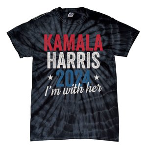 Kamala Harris 2024 Support Im With Her Tie-Dye T-Shirt