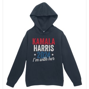 Kamala Harris 2024 Support Im With Her Urban Pullover Hoodie