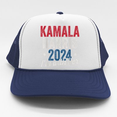 Kamala Harris 2024 Support Im With Her Trucker Hat