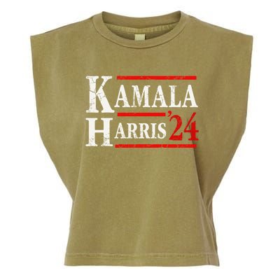 Kamala Harris 2024 Election President Democrat Gift Garment-Dyed Women's Muscle Tee