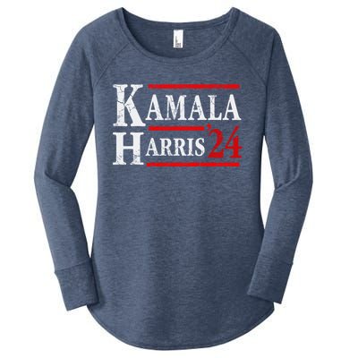 Kamala Harris 2024 Election President Democrat Gift Women's Perfect Tri Tunic Long Sleeve Shirt