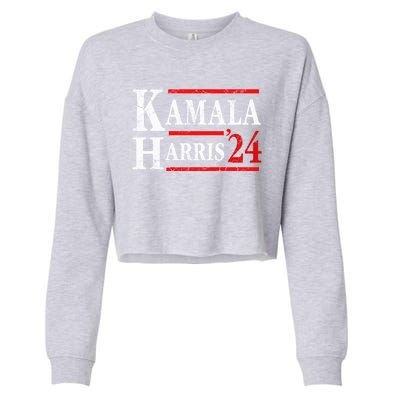 Kamala Harris 2024 Election President Democrat Gift Cropped Pullover Crew