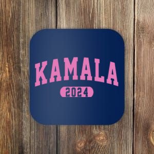 Kamala Harris 2024 President Varsity Print Coaster