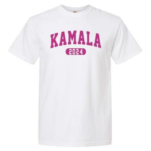 Kamala Harris 2024 President Varsity Print Garment-Dyed Heavyweight T-Shirt