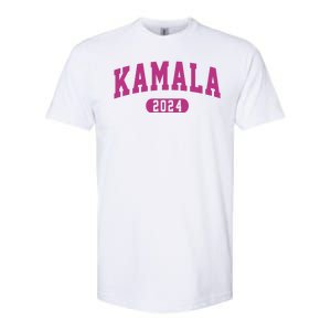 Kamala Harris 2024 President Varsity Print Softstyle CVC T-Shirt