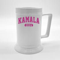 Kamala Harris 2024 President Varsity Print Beer Stein