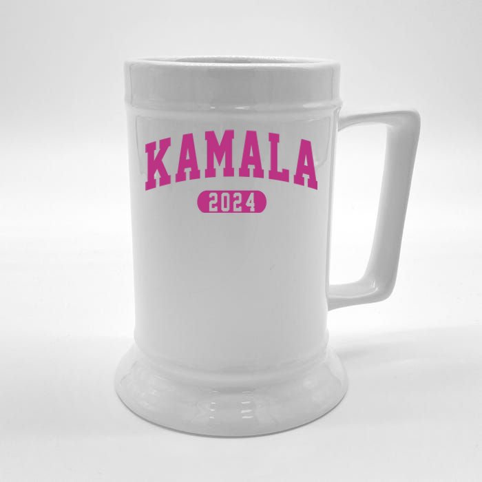 Kamala Harris 2024 President Varsity Print Beer Stein