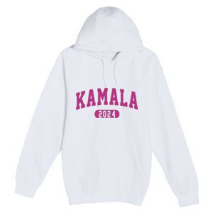 Kamala Harris 2024 President Varsity Print Premium Pullover Hoodie