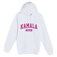 Kamala Harris 2024 President Varsity Print Premium Pullover Hoodie