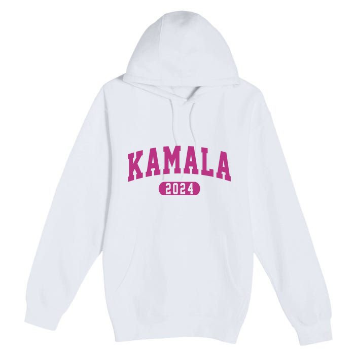 Kamala Harris 2024 President Varsity Print Premium Pullover Hoodie