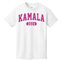 Kamala Harris 2024 President Varsity Print Kids T-Shirt