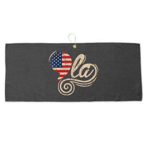 Kamala Harris 2024 President Comma La Large Microfiber Waffle Golf Towel